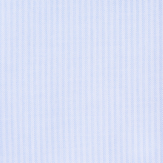 Hemd - Twill - hellblau - einfarbig - fischgrät