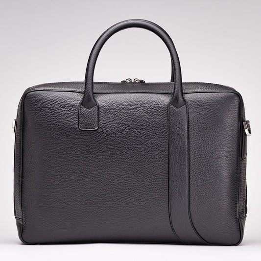 Asymmetrical Briefcase - Black