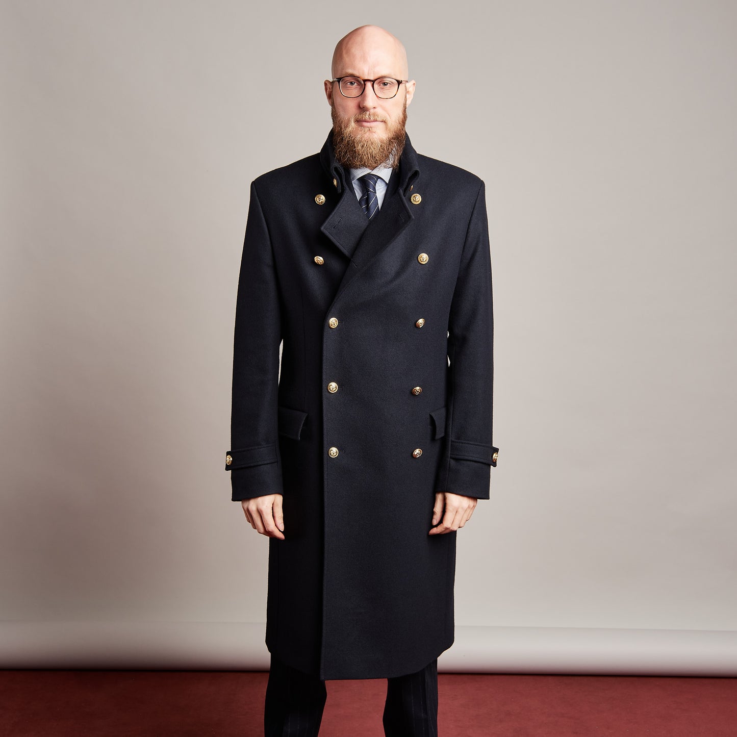 Loden coat Hagen - Blue