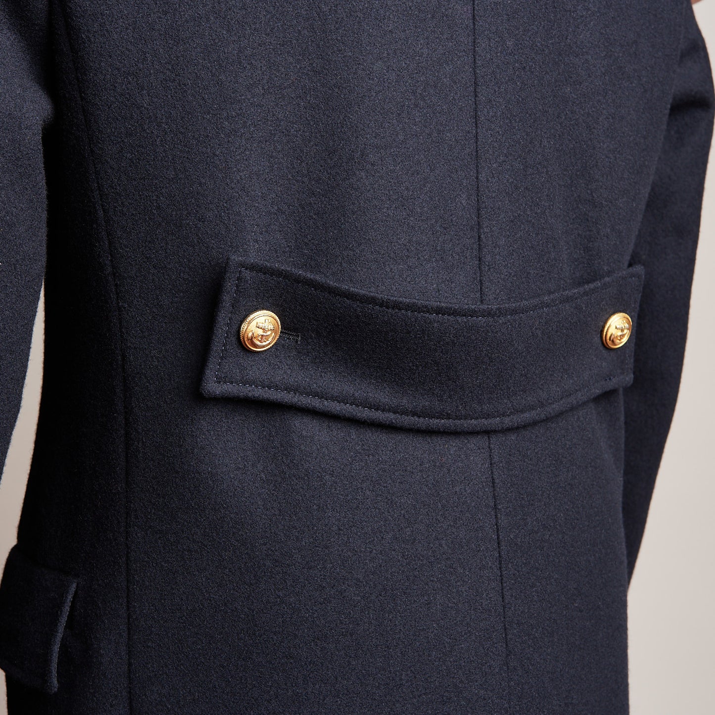 Loden coat Hagen - Blue