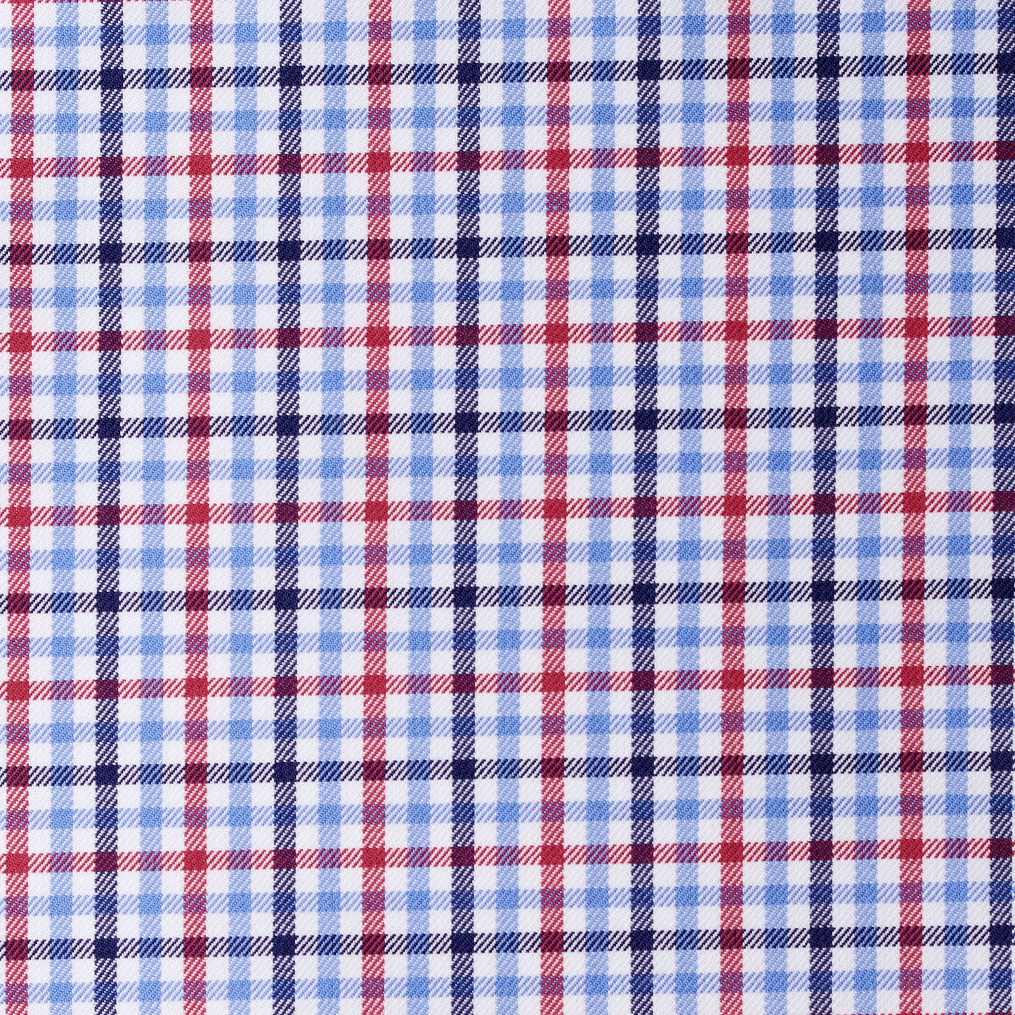 Hemd - Twill - blau/rot - kariert