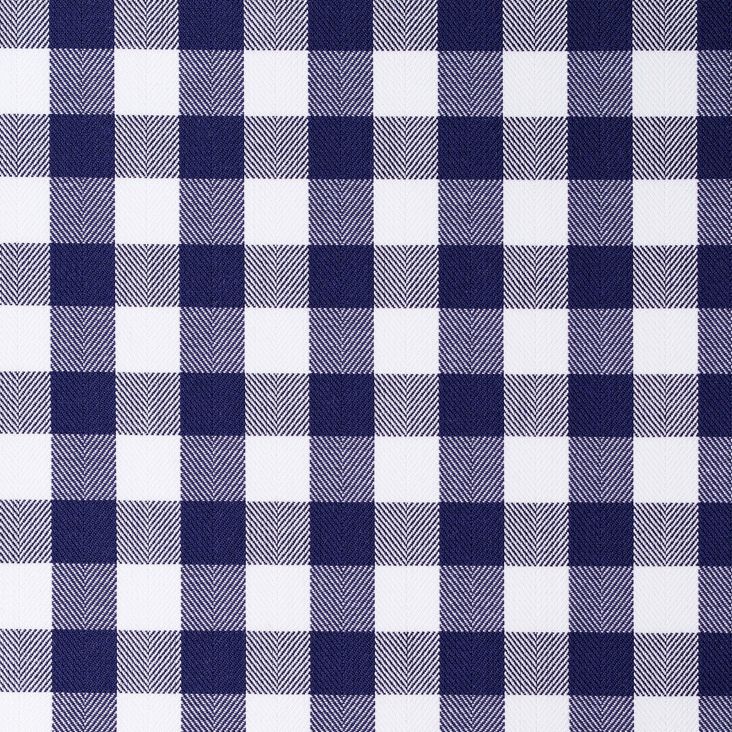 Shirt - twill - dark blue - checked