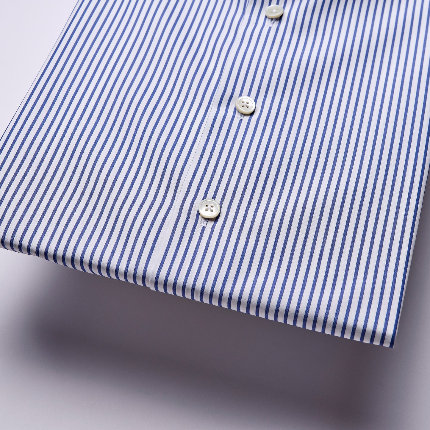 Shirt - Poplin - dark blue/white - striped