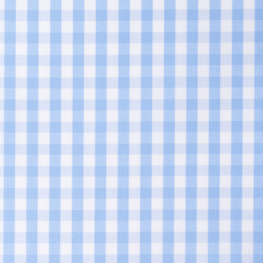 Shirt - Poplin - light blue - checked