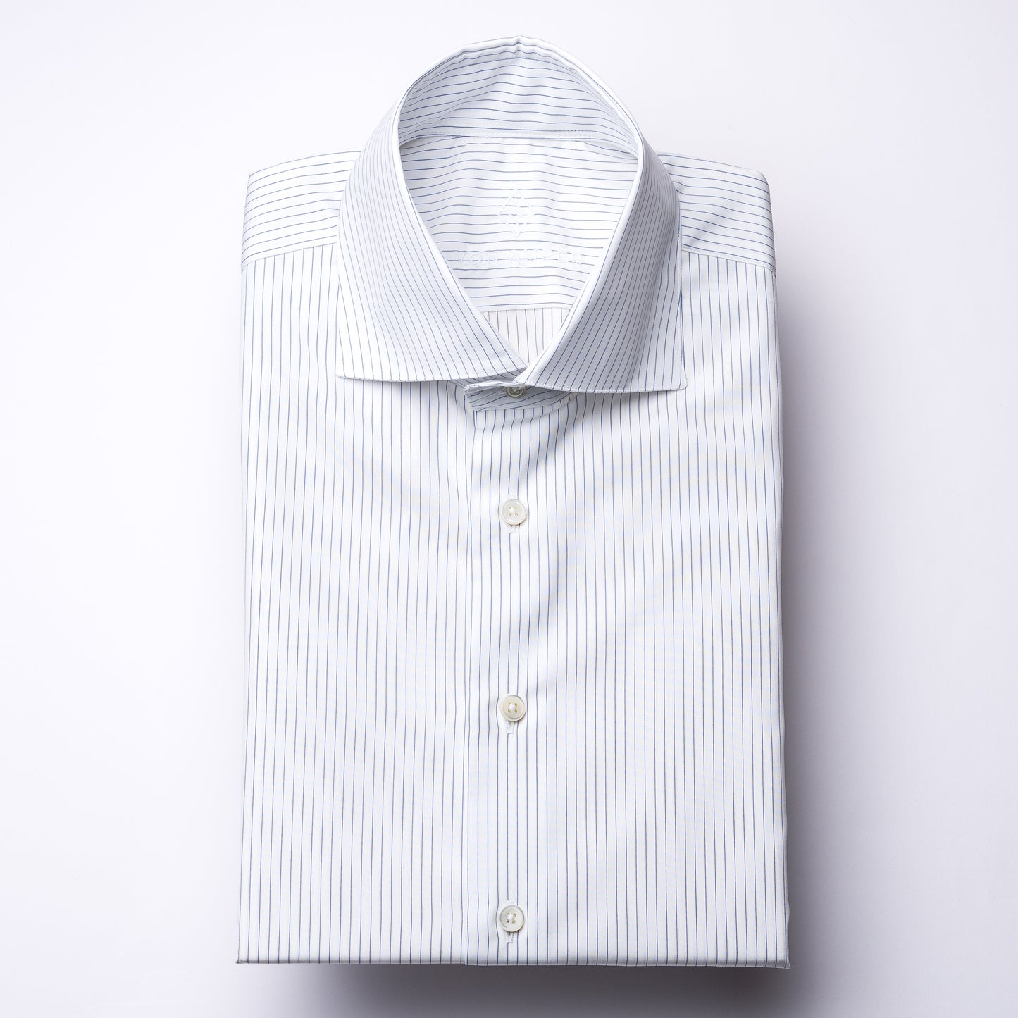 Shirt - Poplin - dark blue/white - pinstripe