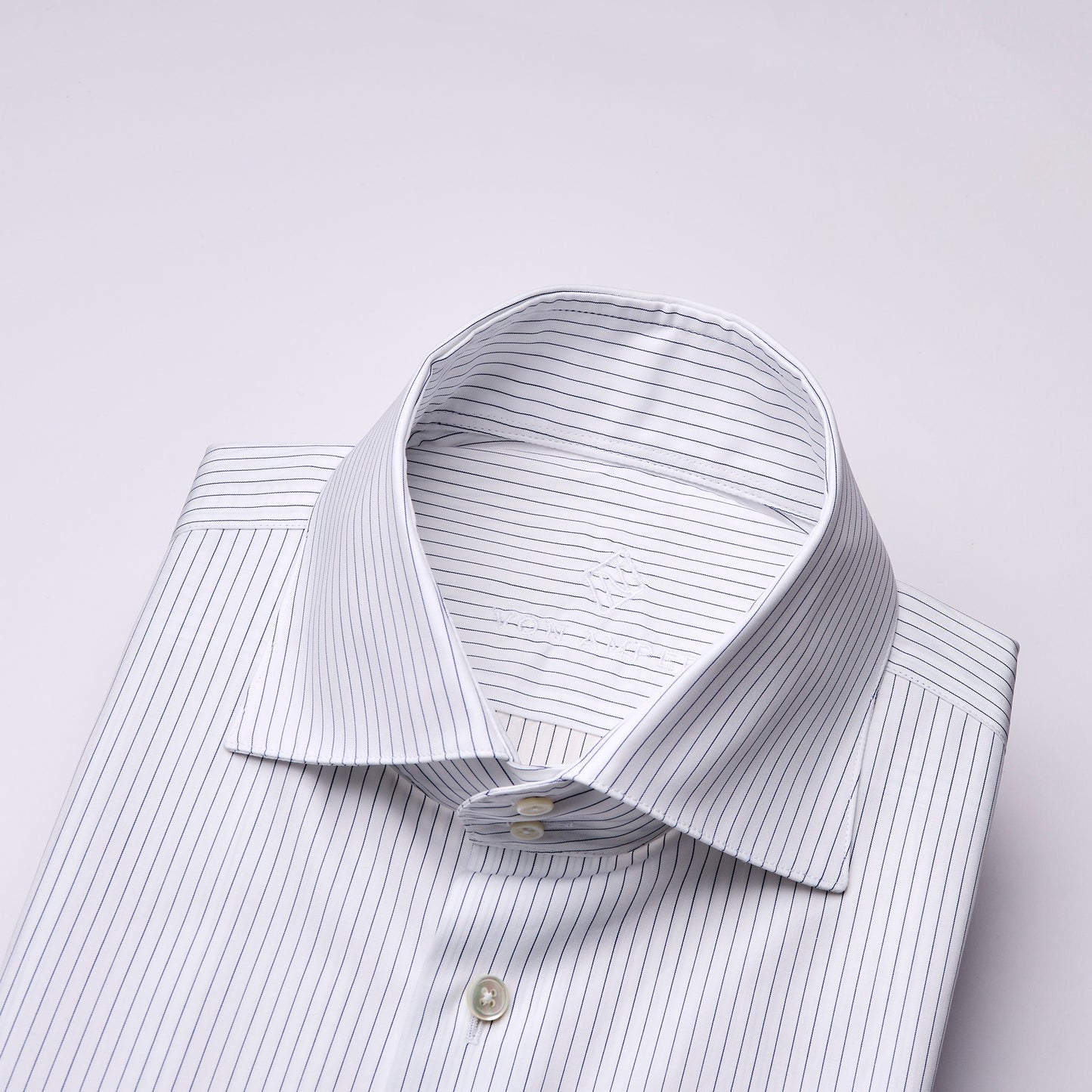 Shirt - Poplin - dark blue/white - pinstripe