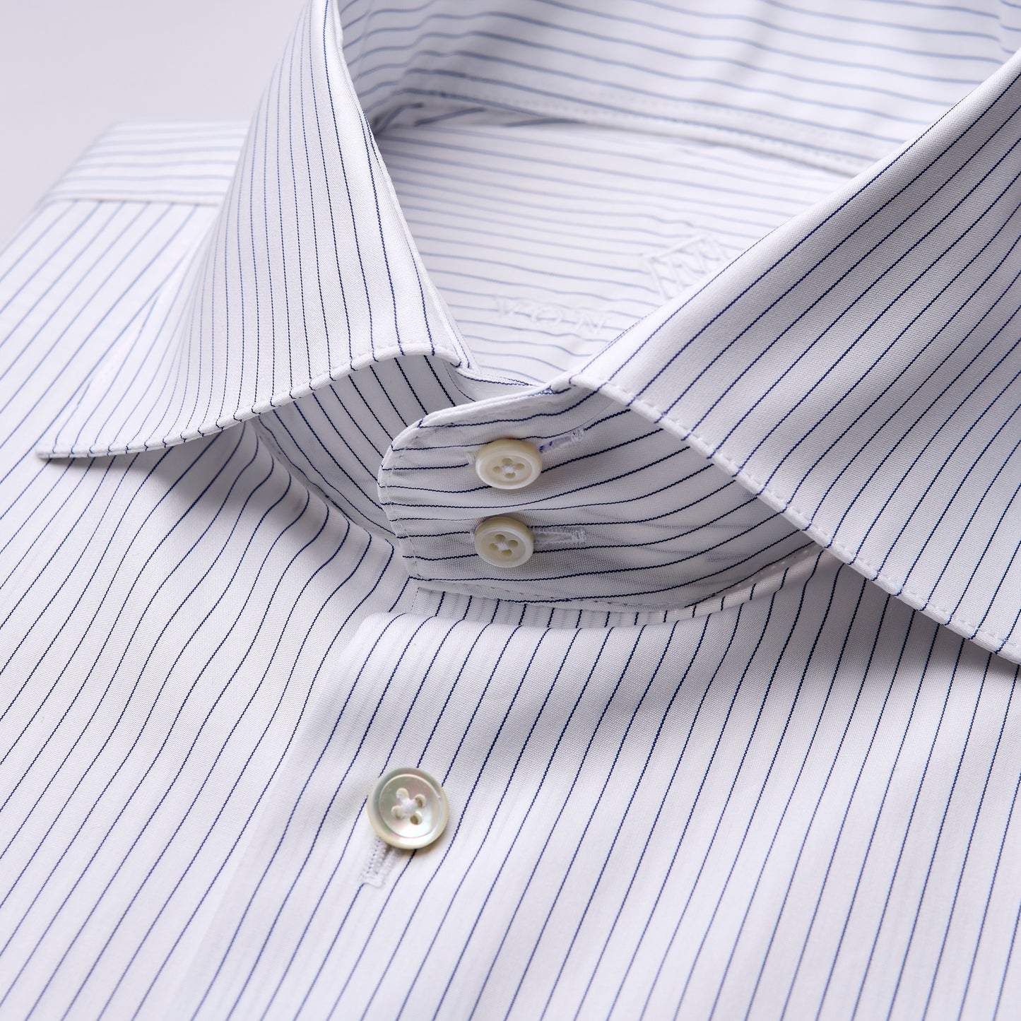 Shirt - Poplin - dark blue/white - pinstripe