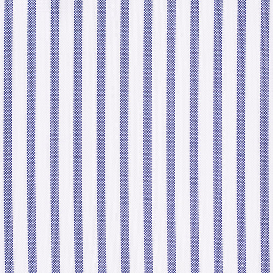 Shirt - Oxford - white/blue - striped