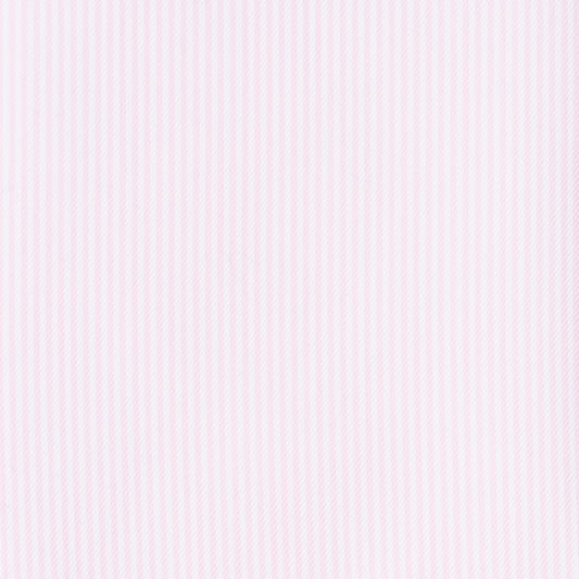 Shirt - twill - white/pink - striped