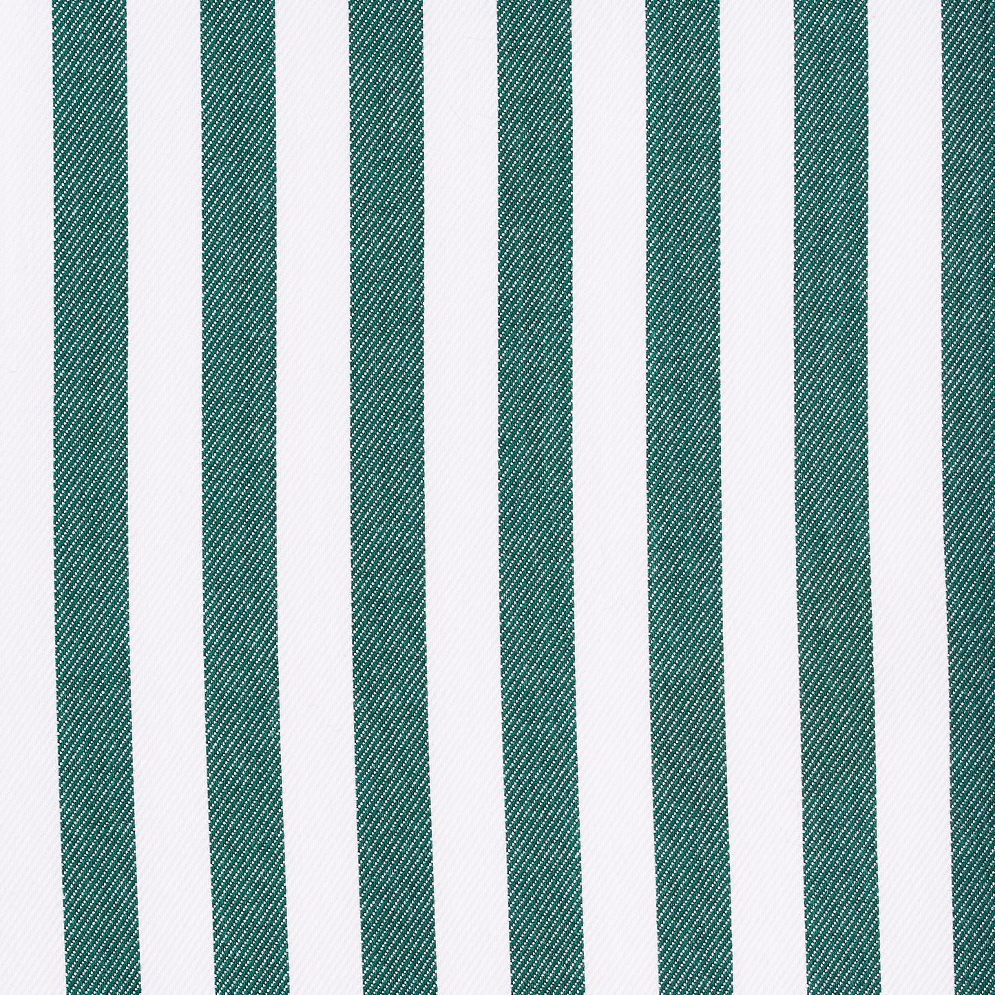 Shirt - twill - white/green - striped