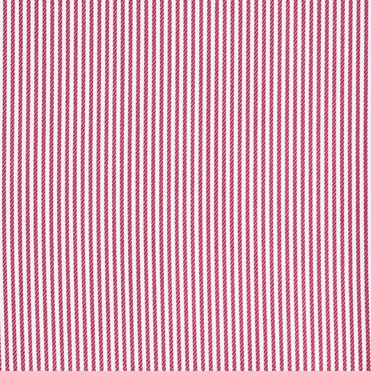 Shirt - twill - white/red - striped