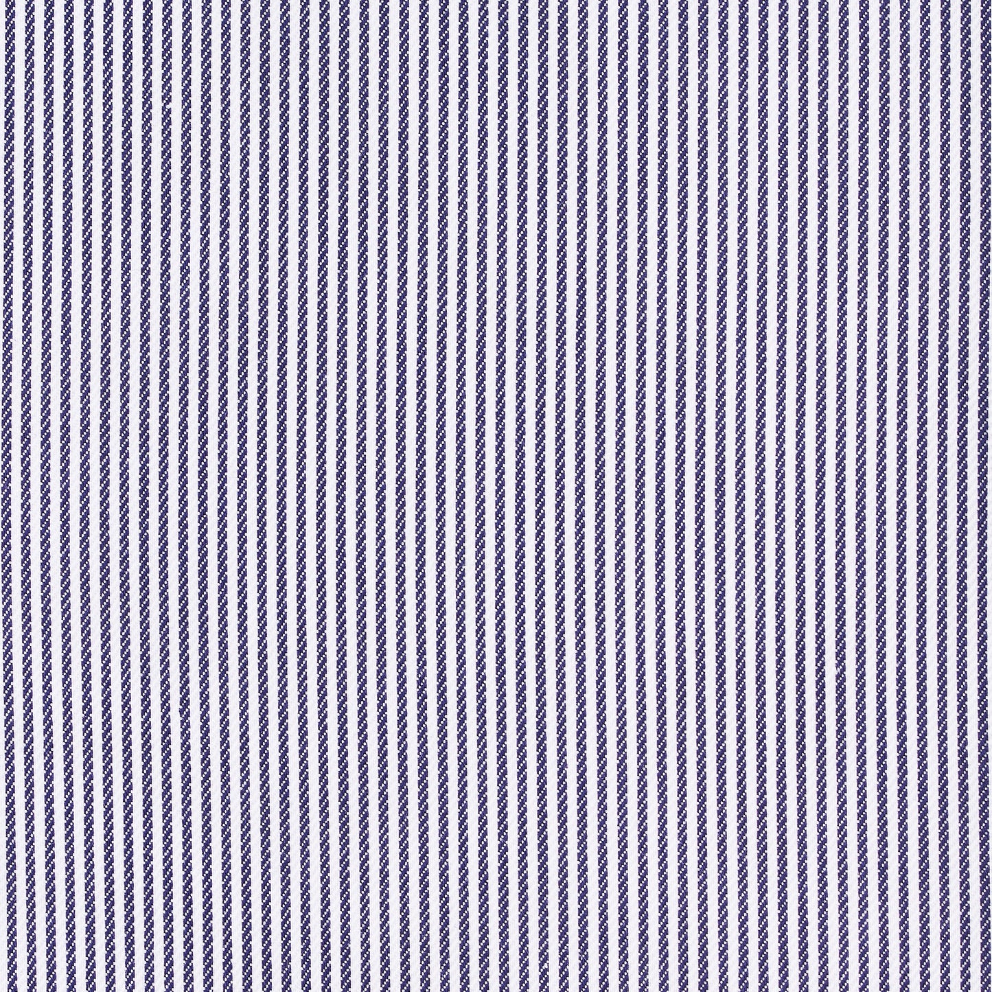 Shirt - twill - white/dark blue - striped