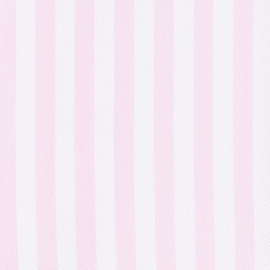 Shirt - twill - white/pink - striped